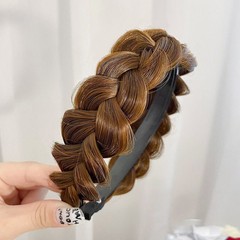 Wide Messy Braided Headband Synthetic Hair Plaited Headband Beauty Accessory USA