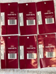 D-Best Hair Nets Lot 6 Packs Of 3 French Mesh Black Regular USA Oradell Intl