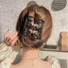 4Pcs Magic Hair Combs, Stretch Beaded Hair Combs Stretchy Double Hair Side Combs