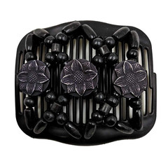 4 Pcs Wood Double Combs Magic Hair Clips Women Hair Combs Bun Maker Hair Acce…
