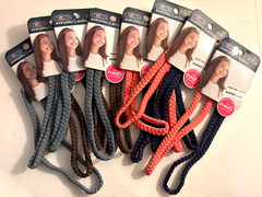 Scunci Everyday & Active Comfy Headwraps 2/ct *LOT OF 8* 4/colors # 20073-A