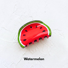Cute Fruit Claw Clips Kawaii Acrylic Hair Clips Summer Thick Hair Women Girls