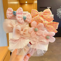 10Pcs Hair Accessories Girls Scrunchies Aesthetic Lacos De Cabelo Infantil Bands