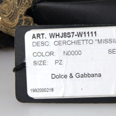 DOLCE & GABBANA Diadem Multicolor Missile Rocket Crystal Stars Headband 3000usd