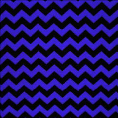Spandex Yoga Headband-Bolder Wider Stretch Hair Bands-Running-Blue Chevron
