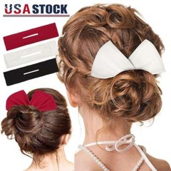 3PCS Multicolor Deft Bun Maker For Hair Magic Donut Cloth Makers Clip French US