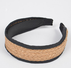 Raffia Headband Spring Summer Beach Style Straw Hair Bands Simple Modern Boho