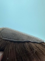 3.5″x3.5″Front Lace Touch fastener Hook&loop 100% Human Hair Headtop Topper 10″
