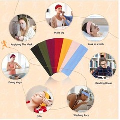 Women Soft Thin Elastic Sport Headbands Non-Slip for Yoga Running Hair