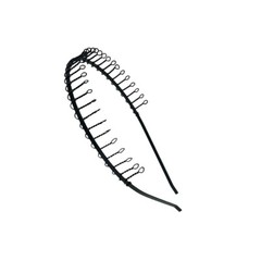 US 10-20 Pack Unisex Hairband Comb Headband Metal Wire with Teeth