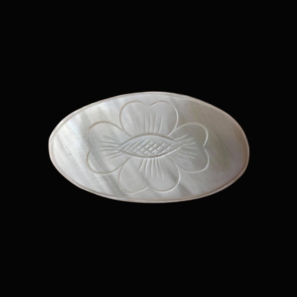 Flower Hair Barrettes Clips Hair Accessories Carved Mother Of Pearl Shell Gifts