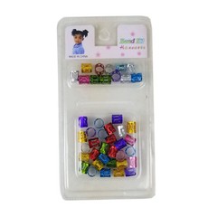 84 pcs Hair Dreadlocks Bead Cuff Clip Decoration Filigree Tube 8 mm