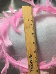 EACH PINK Light Up Angel Halo Headband – Feather Angel Halo Headpiece(T1