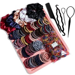 1159-Piece Hair Accessories Set Seamless Ties Scrunchies Bands for Women