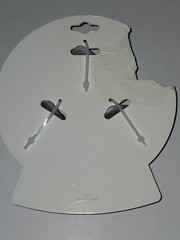 Social Strand Set Of 3 Winter Claw Hair Clips Red Blue White Snowflake Holiday