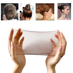 50 Pcs Hair Net 20 Inches Hairnets for Women, Elastic Edge Mesh Brown