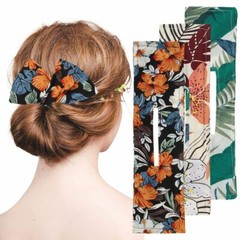 3Pcs Deft Bun Maker For Hair Magic Donut Cloth Makers Multicolor Clip French