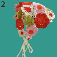 Lady Floral Knitted Headband Hair Accessory Band Crochet Hollow Out Sweet Casual