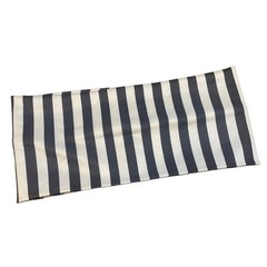 CRAZY TRAIN silky feeling black and white striped stretchy headband EUC!!