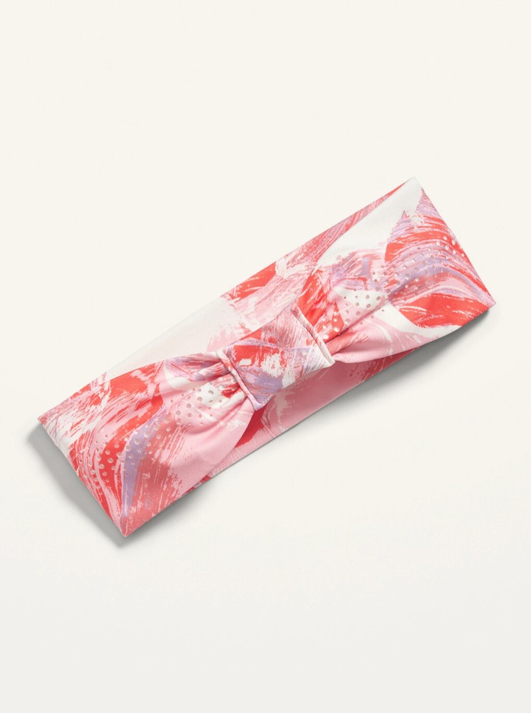 Old Navy Women’s Active Performance Headband Warm Camo Pink Marbled Age 15+ $10
