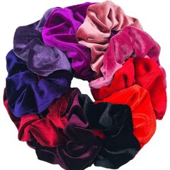 10 Pack Women Girl Hair Scrunchies Velvet Elastic Hair Bands Scrunchy Rope Ties