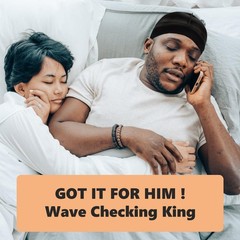 2 Pcs Double Layer Crown Patch for Waves,Wave One Size, Black+Navy