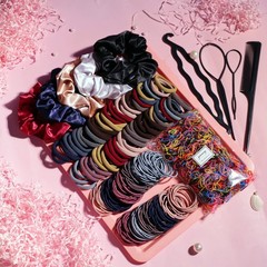 1159-Piece Hair Accessories Set Seamless Ties Scrunchies Bands for Women