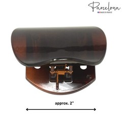 Parcelona French Onde Small 2 3/4″ Celluloid Side Slide in Hair Claw for Women