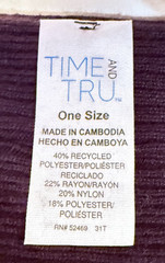 Time and Tru – Headwrap – Black Soot – One Size – Recycled Fibers