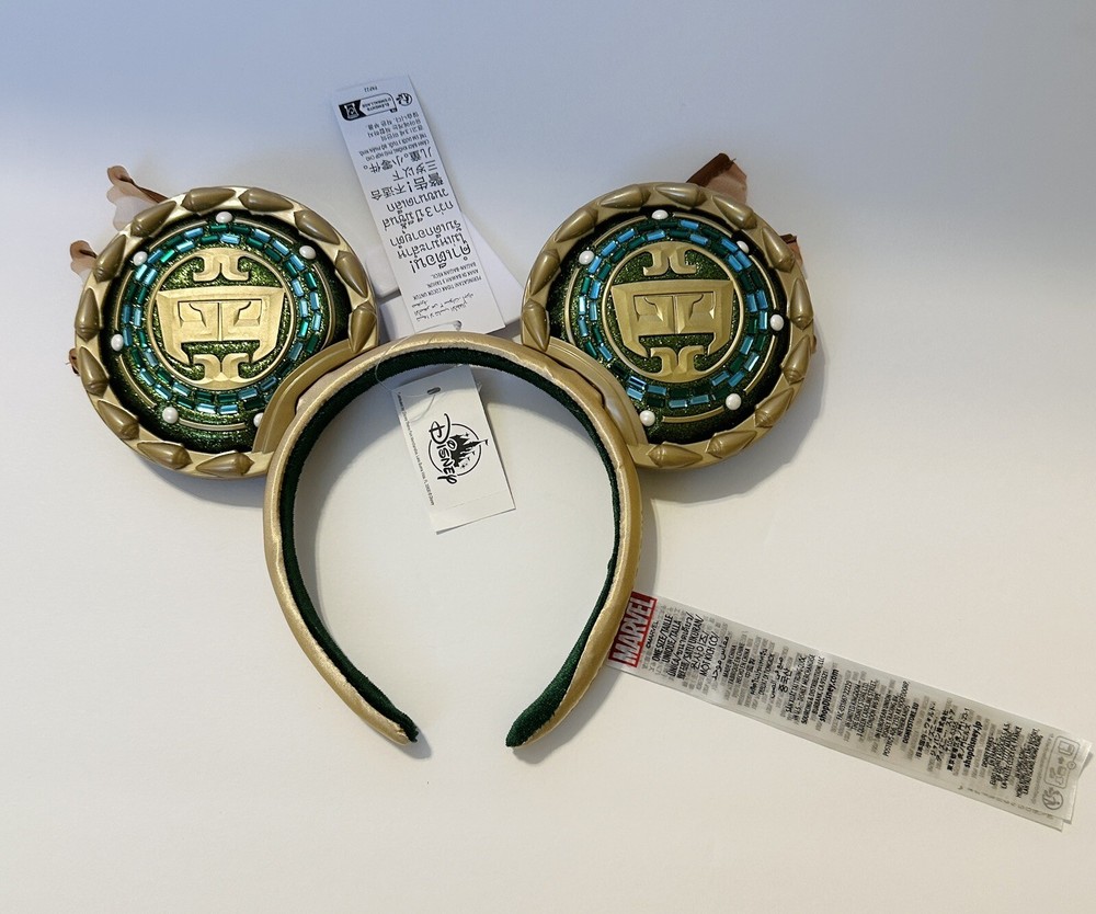 NWT Disney Black Panther Wakanda Forever Mickey Mouse Ears Headband Adults OS