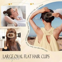 4 Pcs Flat Hair Claw Clips for Women French Clip for Women Thin and Thick Hair