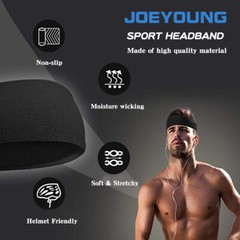 3Pack Sports Headband Workout Sweatbands for Fitness Running Riding Soccer Yoga