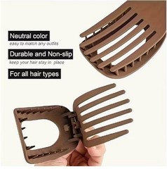 Women’s French Flat Strong Non-Slip Hair Clips (4 Pack) Free Shipping!!!