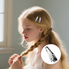 80pcs Sliver Metal Small Alligator Hair Clips, Alligator Clips For Crafts,