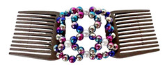 Styling Tool Magic Hair Comb Elastic Hairpin Double Comb Beaded Hair Clip