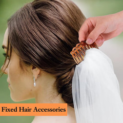 6 Pcs French Hair Side Combs, Women Hair Comb Accessories Plastic Twist Decorati