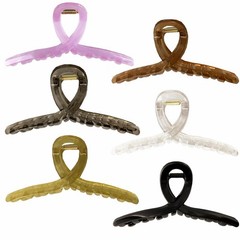 MaryLavender Large Hair Claw Clips Non-Slip 1 Count (Pack of 6), Color 1