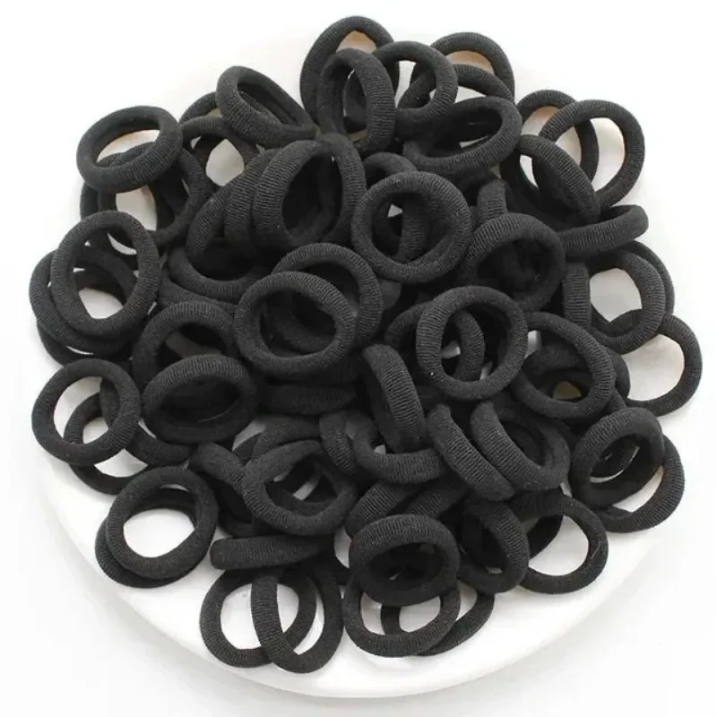 200 PCS Elastic Hair Ties Band Rope Ponytail Scrunchies Hair Holder for Girls