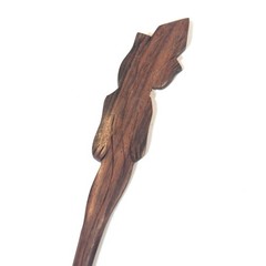 Lot of 10 Hair Sticks Indonesian Assorted Designs Wood Hair Sticks
