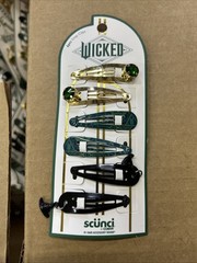 Scuni By Conair -Wicked 6 Pc Snap Clips – Elphaba