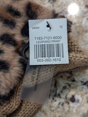 Women’s Leopard Print Ear Warmer Headband CoG New York