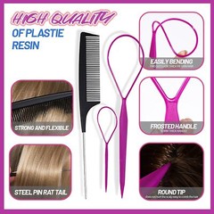 Teenitor Elastic Hair Ties, Hair Accessories for Girls, Colorful Baby Elatic