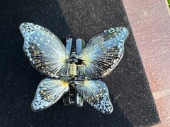 New Gorgeous Butterfly Hair Clip Painted Hand made Hair Accessories US Seller