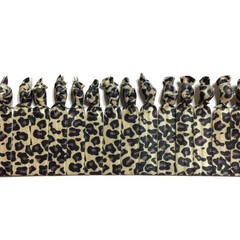 Leopard Print Elastic Hair Ties Bulk Lot Animal Party Favors Leopard Accessories