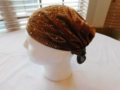 Unbranded Head Wraps Riders Wrap DuRag Bandana Chemo women’s ladies copper
