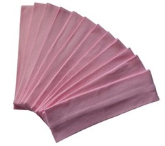 Wholesale LIGHT AQUA Cotton Headband SET of 12 for Embroidery & Heat Transfer