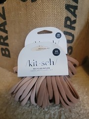 Kitsch Recycled Nylon Hair Elastics 20 Pieces (2 Sets) 40 Pieces Total NEW