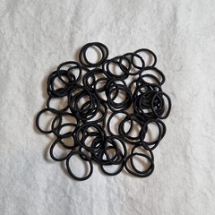 50Pcs Baby Mini Hair Ties Elastics Ponytail Holders Elastic Bands Womens Girls