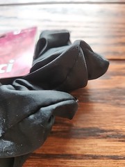 SCUNCI Hair Accessory Black Scrunchie , Pony Tails And More NWT
