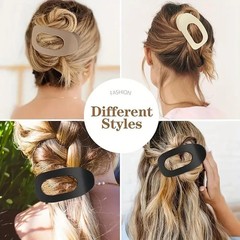7 Pack Best Seller Pack Women Plastic Hair Claws Hair Clips Various Styles
